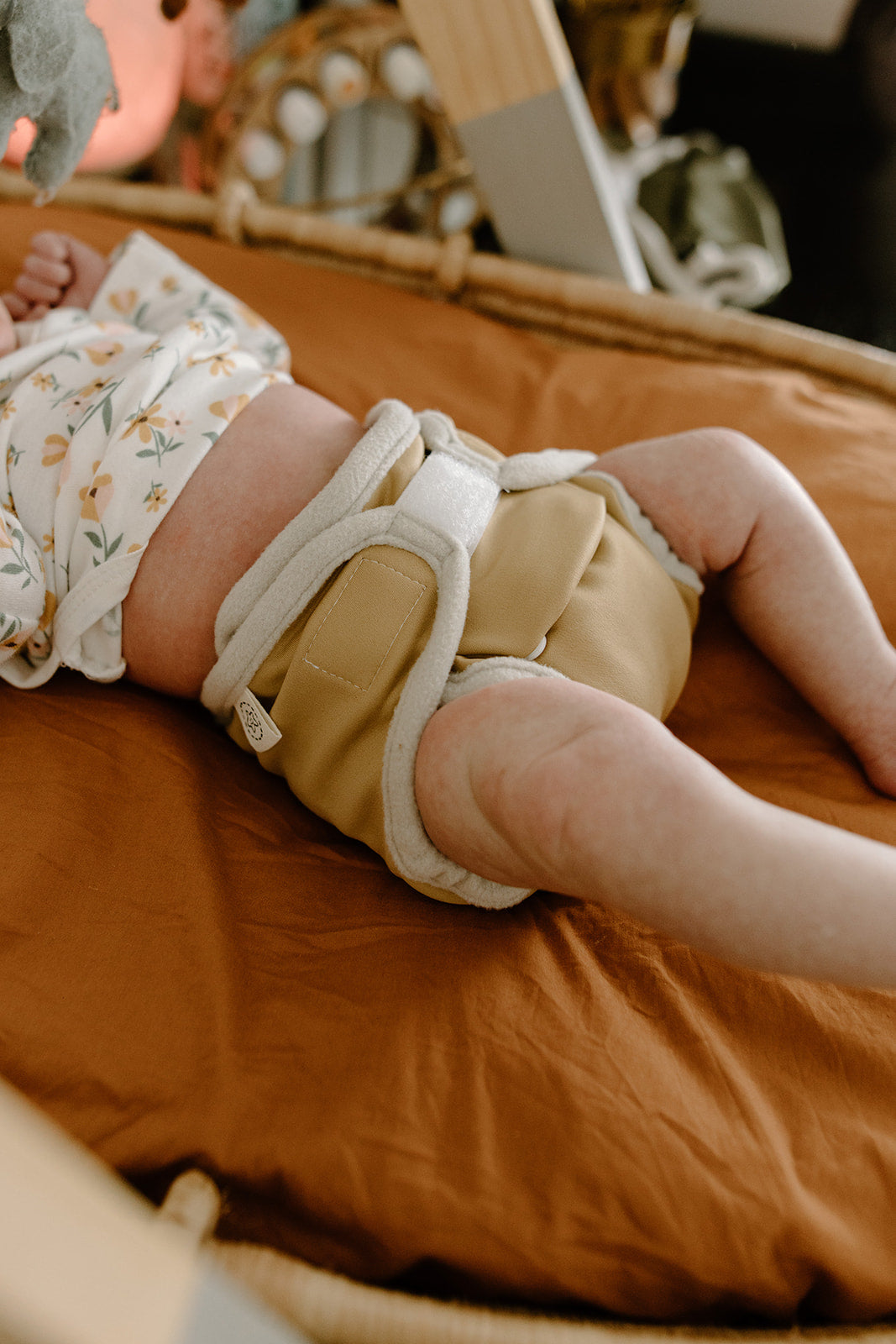 Full time fitted cloth nappy set (newborn)