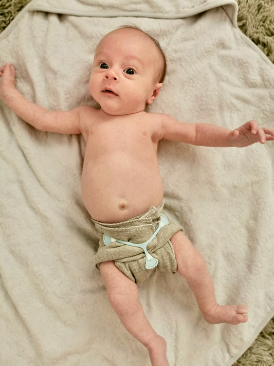 Dont be fooled into thinking newborn nappies only fit for a short time....