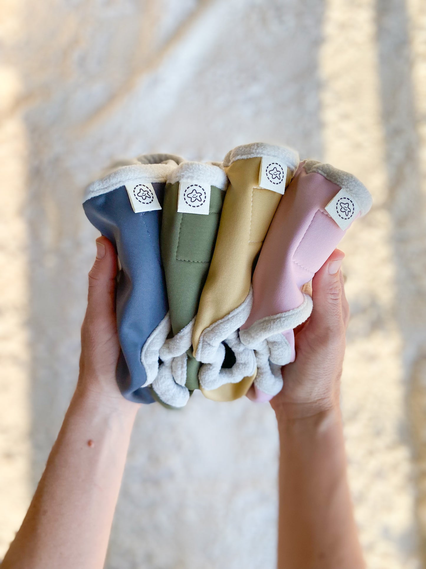 Full time Snappit Pro and Siesta cloth nappy set (6kg - potty)